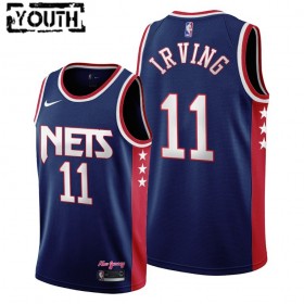 Dres Brooklyn Nets Kyrie Irving 11 Nike 2021-22 City Edition Throwback 90s Swingman - Dječji